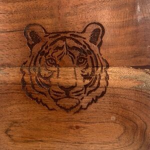 NEW Charcuterie Board, Wood, Tiger, Perfect Gift for LSU Fan or Tiger Lover